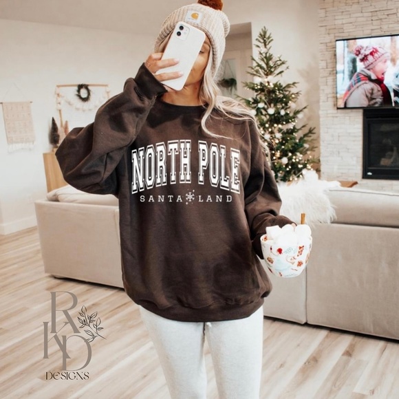 North Pole Santa Land Sweatshirt - Picture 1 of 4